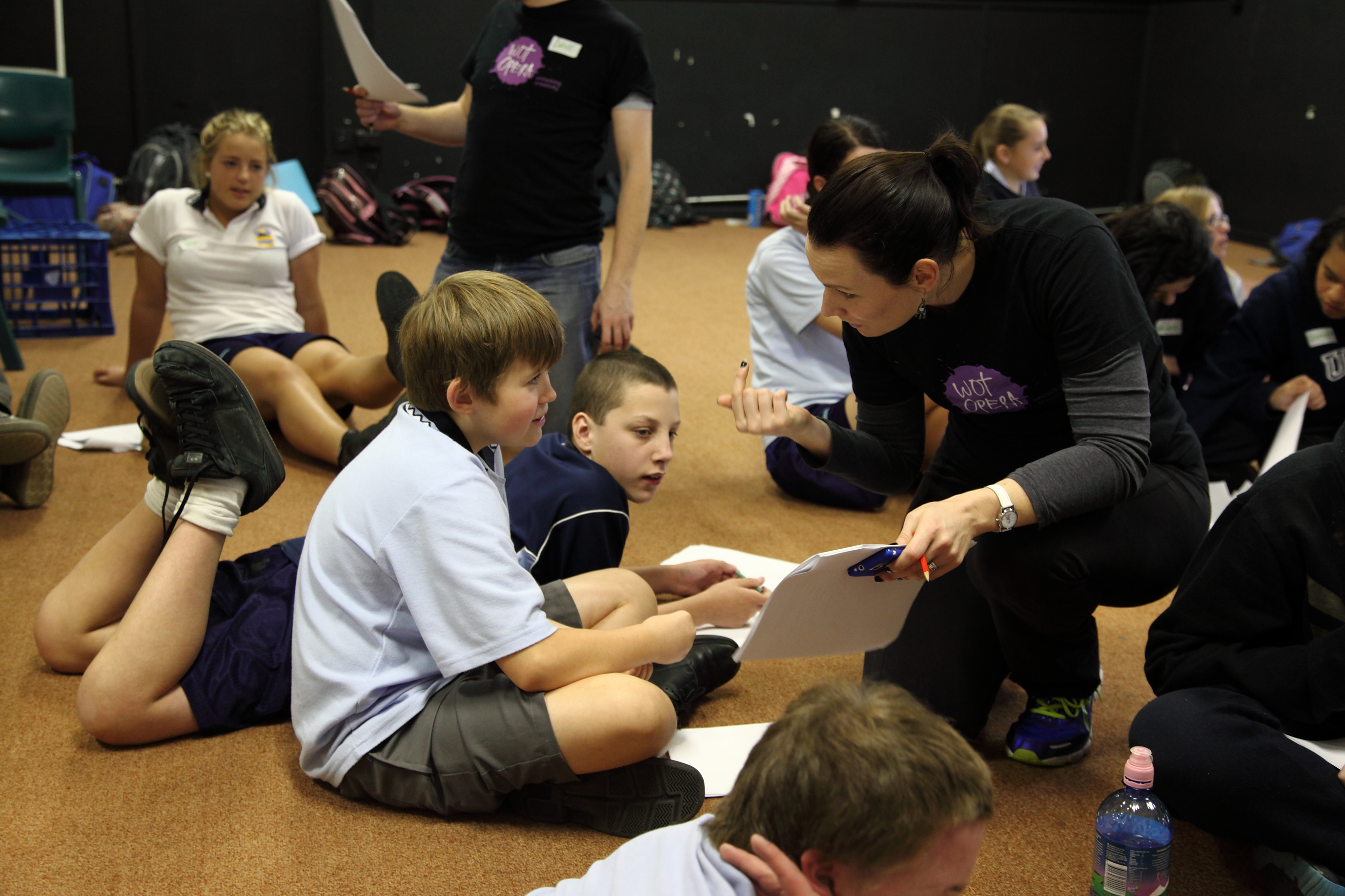 Students at WOT Opera